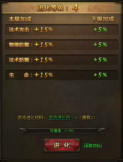 神魔三国武将进化