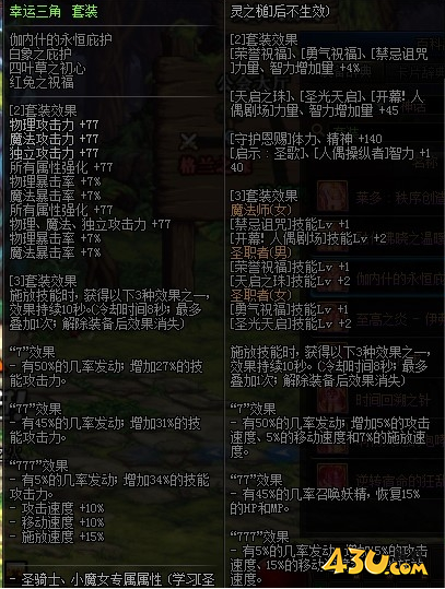 DNF输出职业的毕业装备选择 两套搭配任你选！