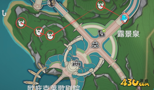 原神泡泡桔采集路线一览11