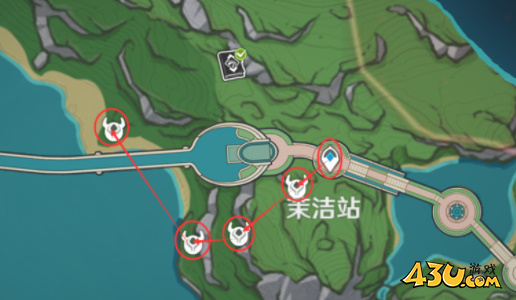 原神泡泡桔采集路线一览10