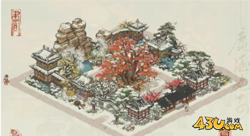 江南百景图白雪镇怎么布局1