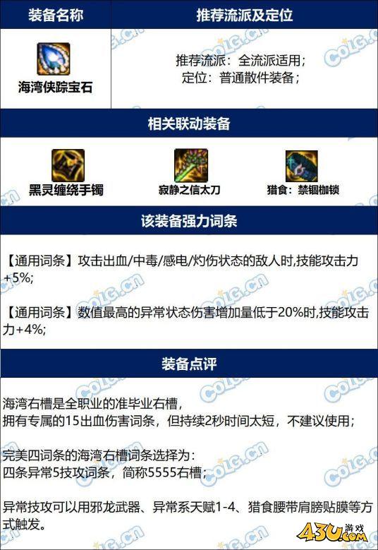 dnf海湾侠踪宝石完美词条攻略