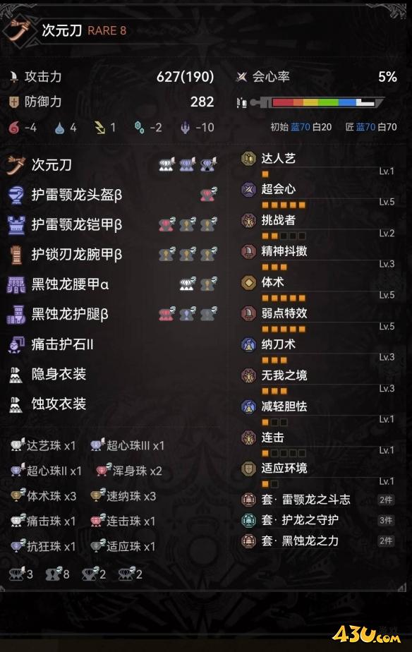 怪物猎人荒野太刀百会配装推荐