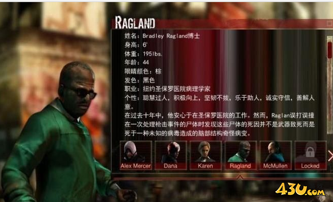 虐杀原形人物介绍