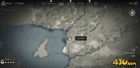 刺客信条影地藏像收集攻略