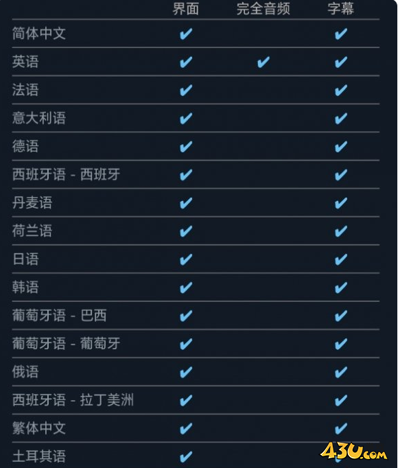 方舟生存上升游戏语言支持介绍