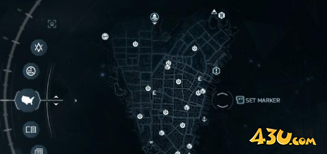 刺客信条3地区完整地图和详细狩猎地图分享