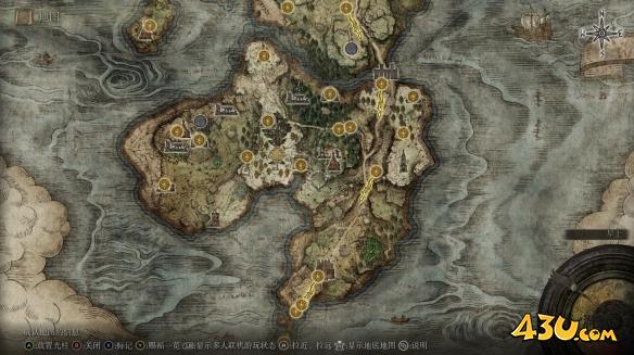 艾尔登法环高清大地图分享