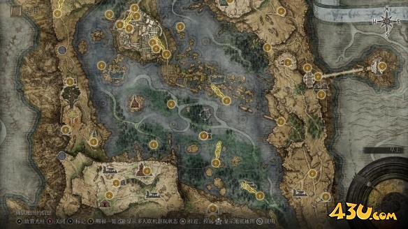 艾尔登法环高清大地图分享
