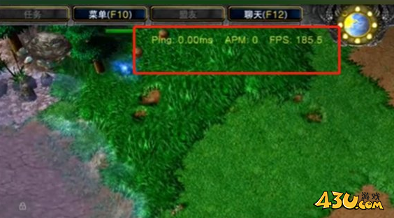 魔兽争霸3查看帧数方法