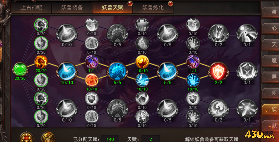 《维京传奇》妖兽天赋怎么加点 妖兽天赋获得及加点攻略