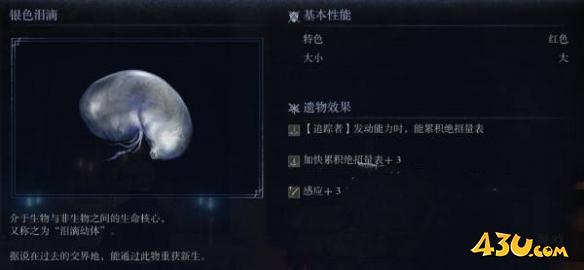 艾尔登法环黑夜君临遗物图鉴 银色泪滴遗物