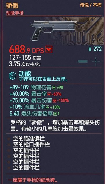 赛博朋克2077骄傲如何获取 不朽武器骄傲获取攻略