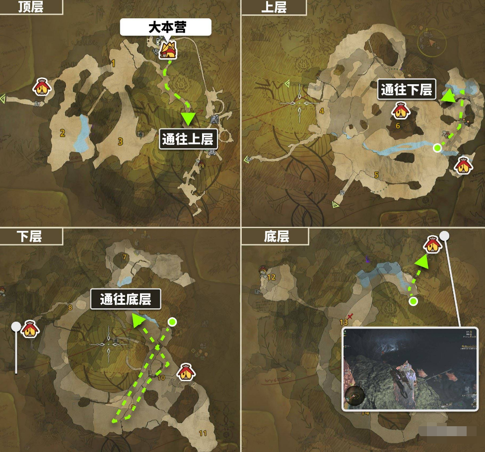 怪物猎人荒野龙都遗迹在哪钓鱼 钓鱼点位置及可钓鱼类攻略