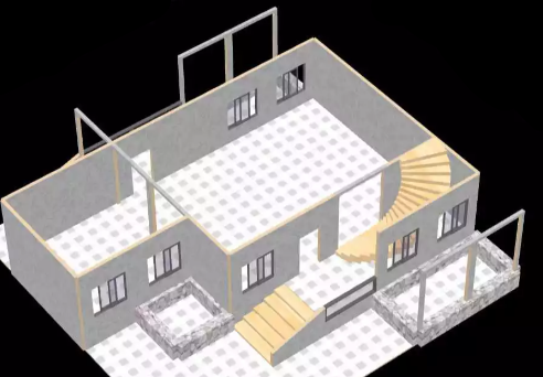 明日之后冷清气二层房如何建造 二层别墅建造图纸