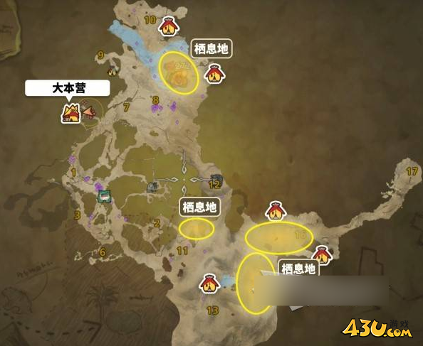 怪物猎人荒野钳速龙位置在哪里 盾突龙位置掉落攻略