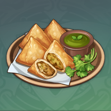 原神萨巴桑炸角是什么食物 原神图鉴介绍