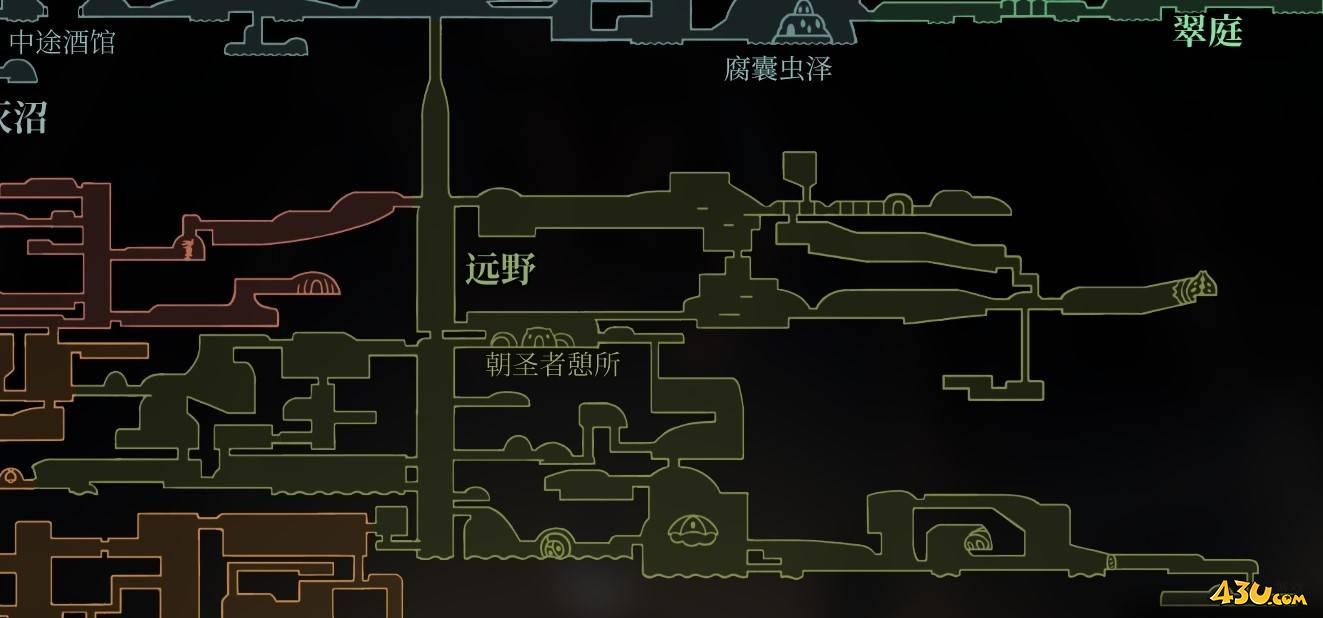 空洞骑士丝之歌远野地图一览 隐藏区域及完整地图介绍