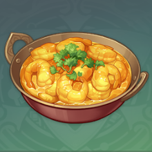 原神咖喱虾是什么食物 原神图鉴介绍