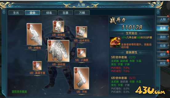 《倾国之怒》套装强度怎么样 套装装备介绍