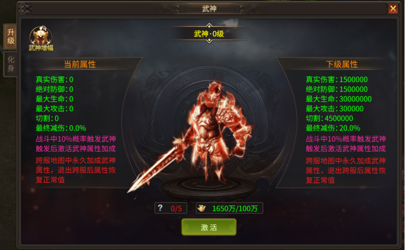 《刀剑笑之霸刀》武神系统要注意什么 武神系统玩法攻略