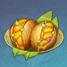 原神炸虾豆球是什么食物 原神图鉴介绍