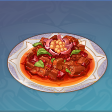 原神火焰炖肉是什么食物 原神图鉴介绍