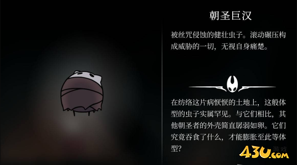 空洞骑士丝之歌朝圣巨汉在哪里 猎人日志解锁图鉴 空洞骑士丝之歌朝圣巨汉在哪里 猎人日志解锁图鉴