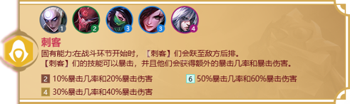 金铲铲之战刺客羁绊什么效果 福星归来羁绊刺客介绍
