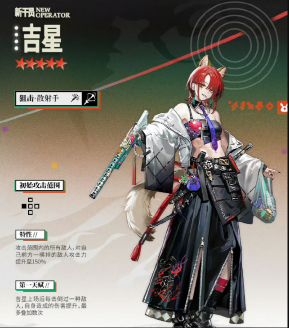 明日方舟吉星怎么样 明日方舟干员介绍