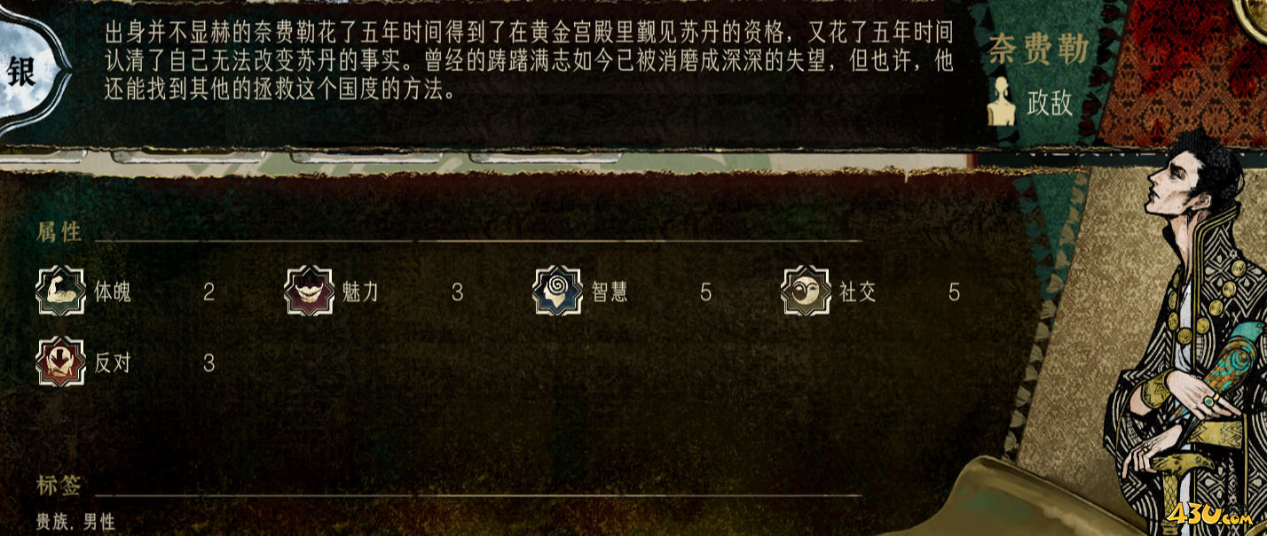 苏丹的游戏探访奈费勒是什么 探访奈费勒固定事件攻略