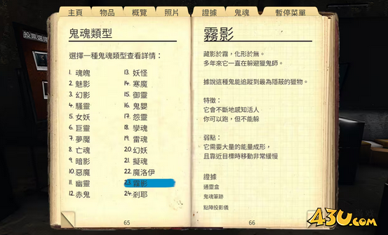 恐鬼症雾影鬼魂是什么 雾影鬼魂详细介绍