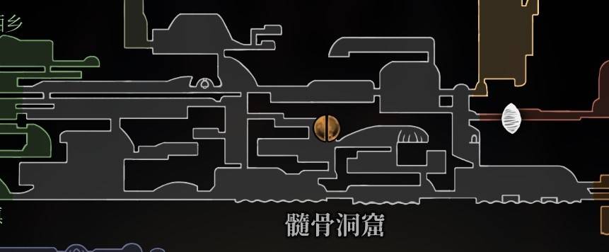 空洞骑士丝之歌髓骨洞窟地图一览 隐藏区域及完整地图介绍