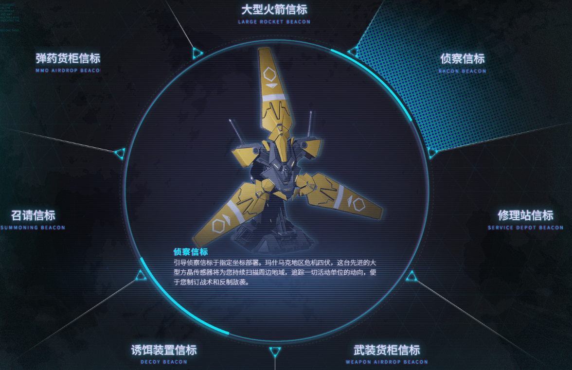 解限机空投装备有哪些 侦察信标图鉴分享
